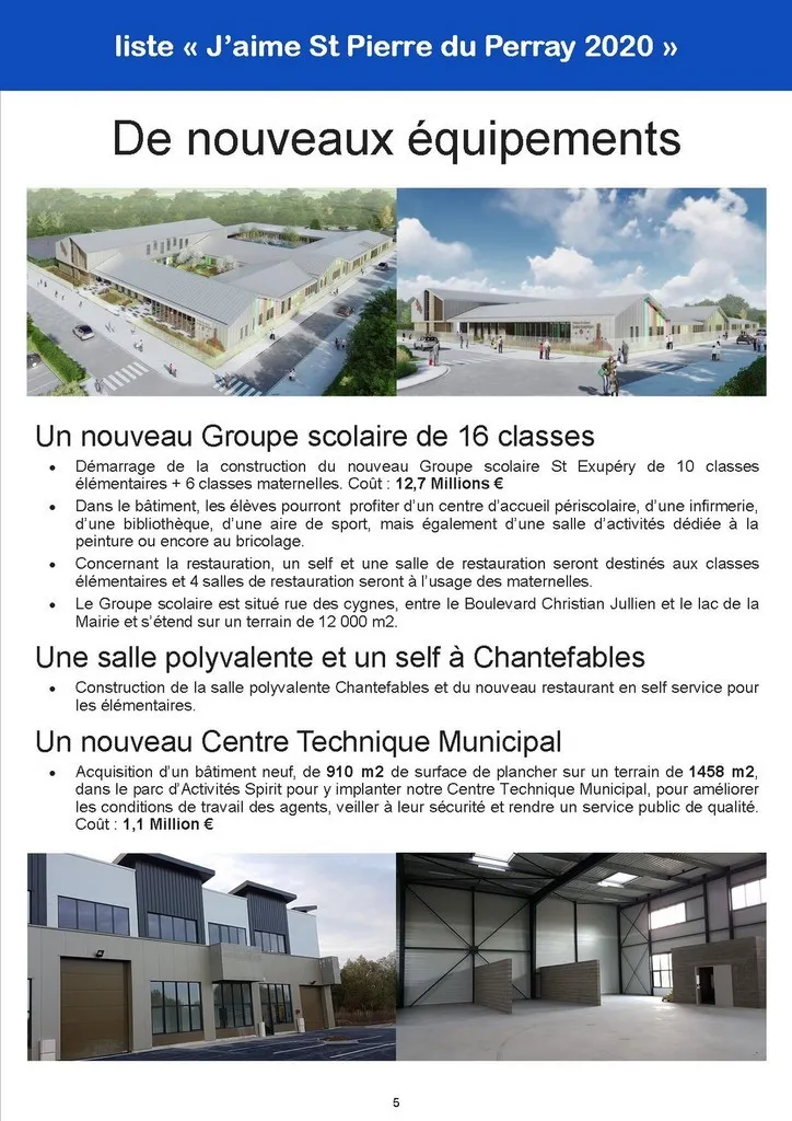 Groupe scolaire St Exupéry Bilan 2014-2020 - Groupe scolaire St Exupéry - St Pierre du Perray