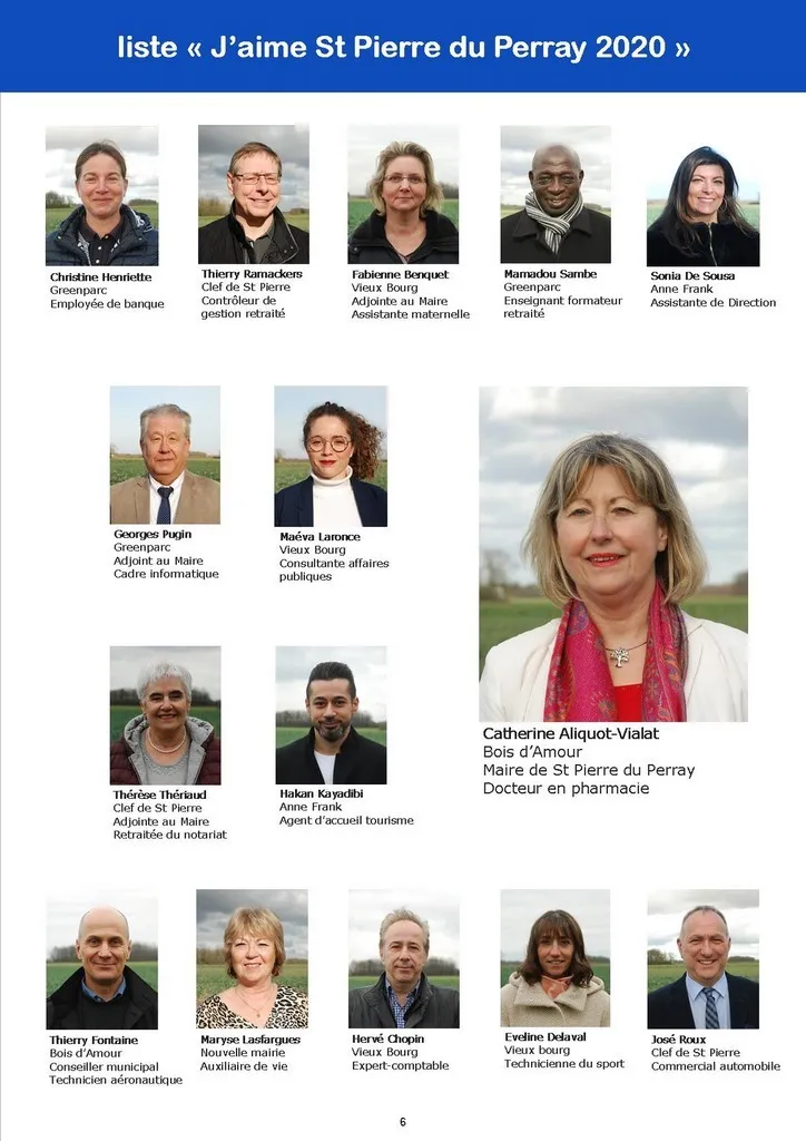 Catherine Aliquot-Vialat, Programme 2020-2026, St Pierre du Perray