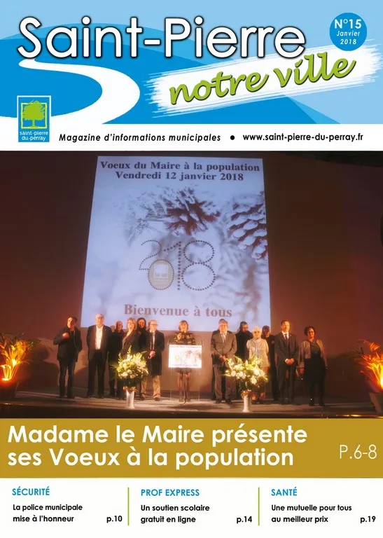 magazine municipal St Pierre du Perray janvier 2018 Catherine Aliquot-Vialat